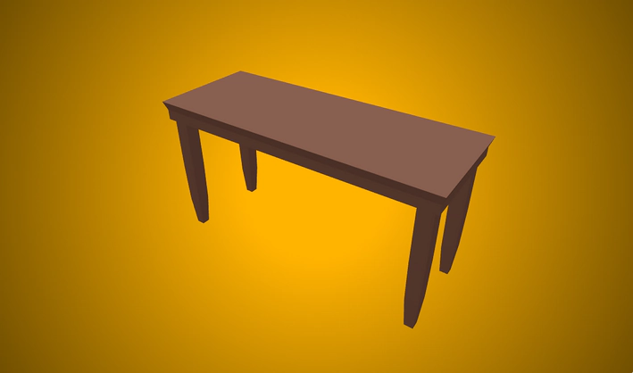 Table — Poly Pizza 3D model by Darwin Yamamoto