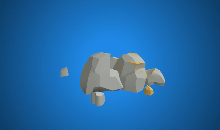 Resource Gold — Poly Pizza 3D model by Quaternius