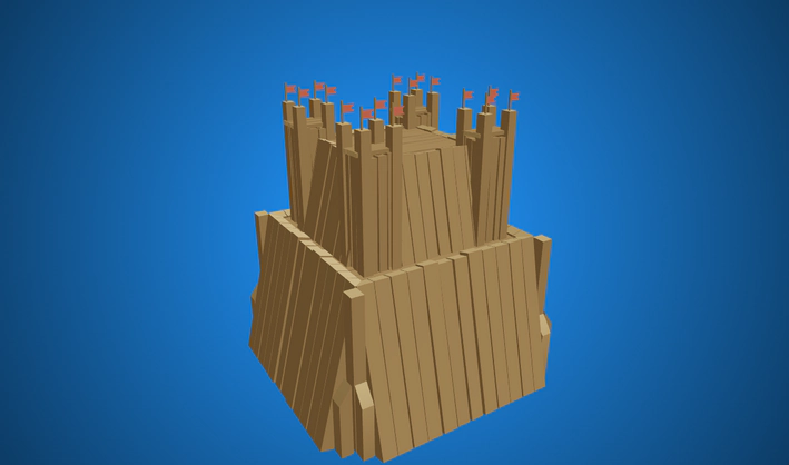 Wooden Monument — Poly Pizza 3D model by Quaternius