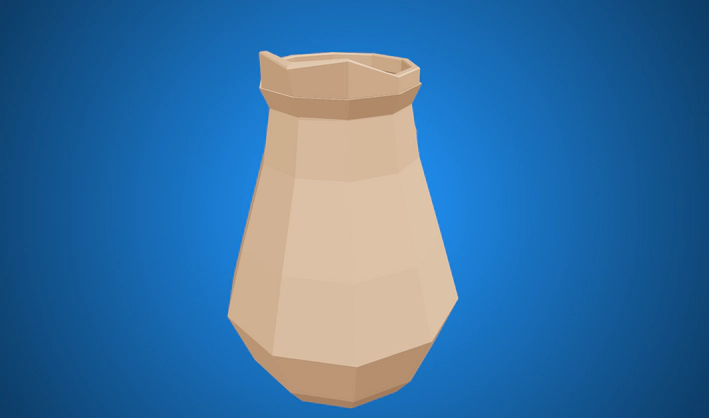 Milkjar — Poly Pizza 3D model by Zsky