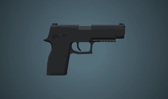 P320 — Poly Pizza 3D model by austincford