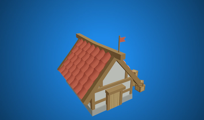House — Poly Pizza 3D model by Quaternius