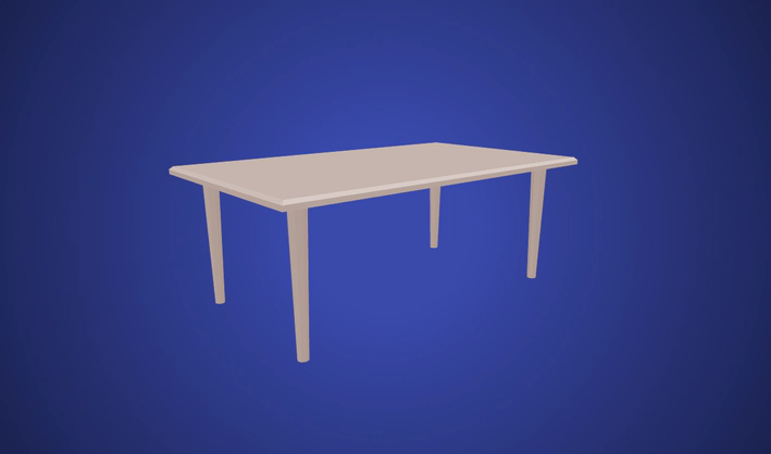 Table — Poly Pizza 3D model by jeremy