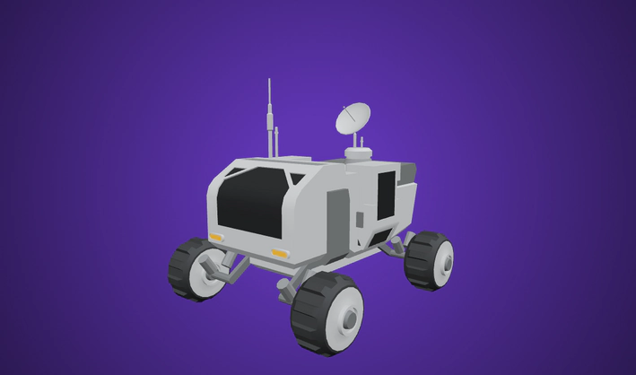 Rover — Poly Pizza 3D model by Quaternius