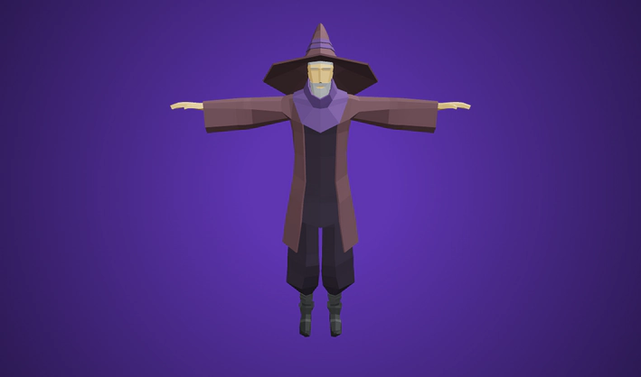 Wizardus Maximus — Poly Pizza 3D model by madtrollstudio