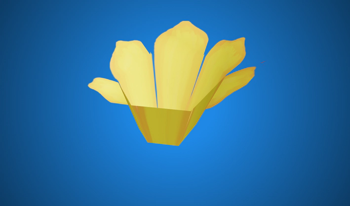 Flower Petal — Poly Pizza 3D model by Quaternius