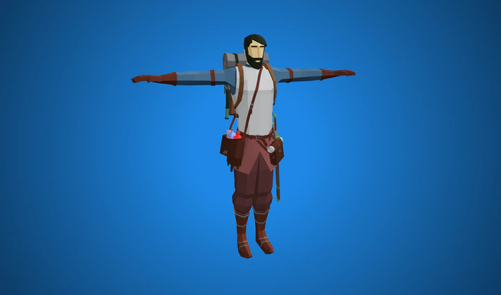 Adventurer — Poly Pizza 3D model by madtrollstudio