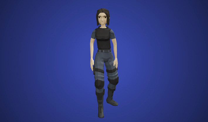 Soldier — Poly Pizza 3D model by Quaternius