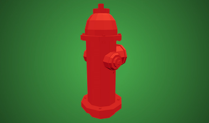 Fire hydrant — Poly Pizza 3D model by Poly by Google