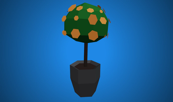 Flower Pot — Poly Pizza 3D model by Zsky