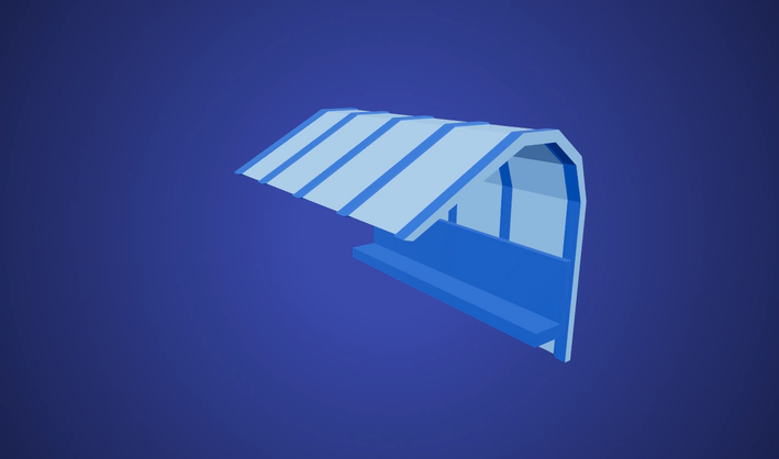 Bus Stop — Poly Pizza 3D model by Zsky
