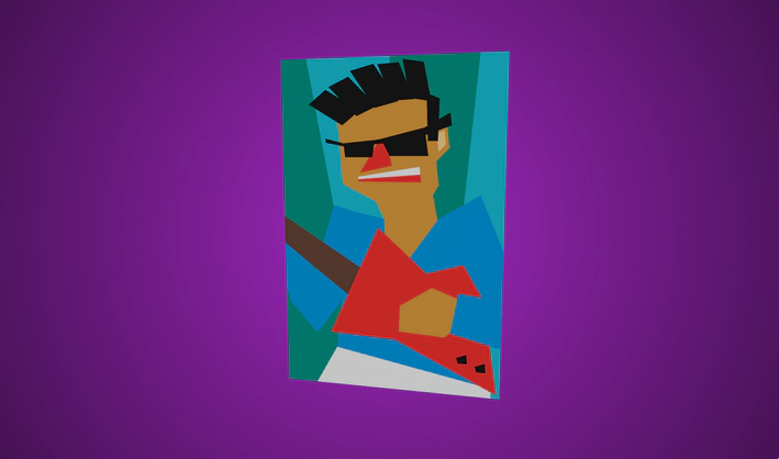Rock band poster — Poly Pizza 3D model by jeremy