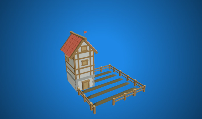 Farm — Poly Pizza 3D model by Quaternius