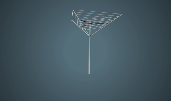 Washing Line — Poly Pizza 3D model by J-Toastie