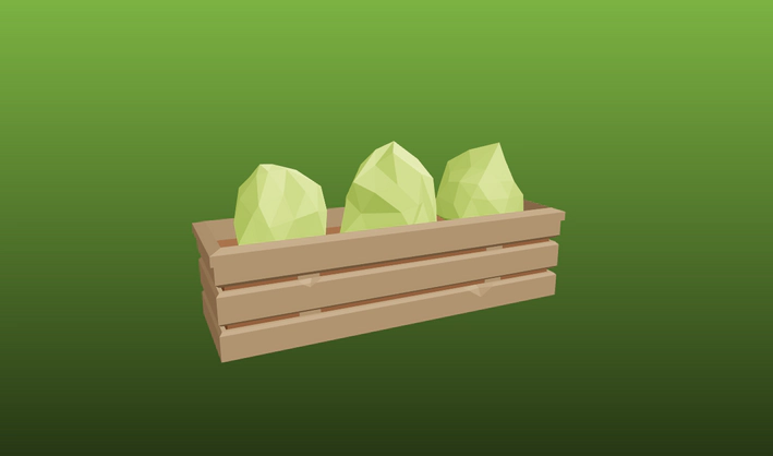 Planter & Bushes — Poly Pizza 3D model by J-Toastie