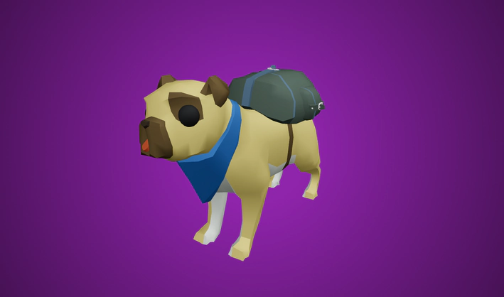 Characters Pug — Poly Pizza 3D model by Quaternius