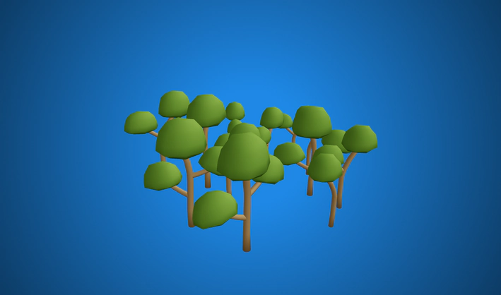 Trees — Poly Pizza 3D model by Quaternius