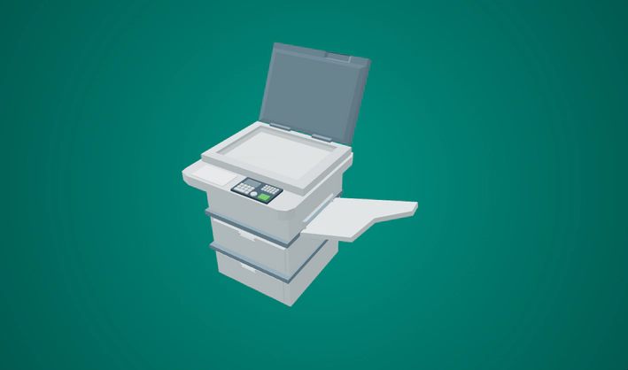 Office Printer / Copier — Poly Pizza 3D model by Bruno Oliveira