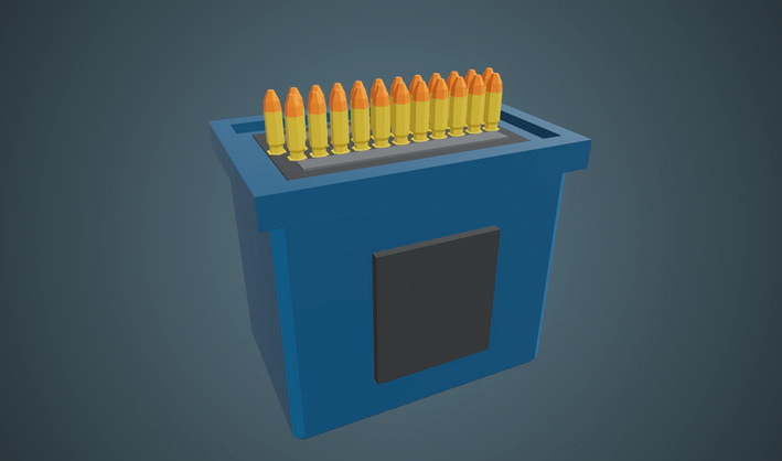 Smg Ammo Box — Poly Pizza 3D model by Zsky