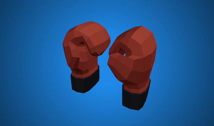 Boxing Gloves — Poly Pizza 3D model by Zsky