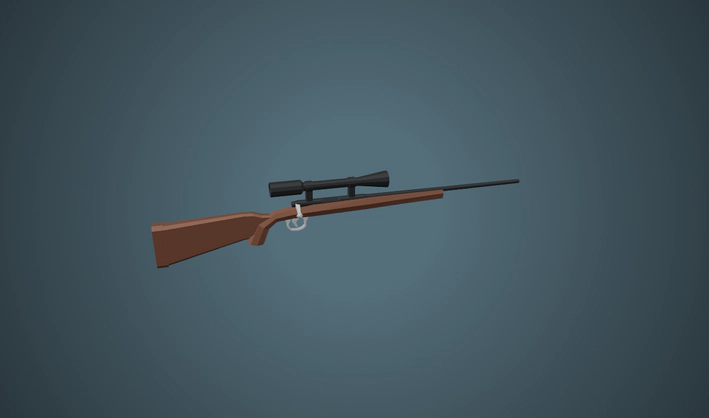Sniper Rifle — Poly Pizza 3D model by Zsky