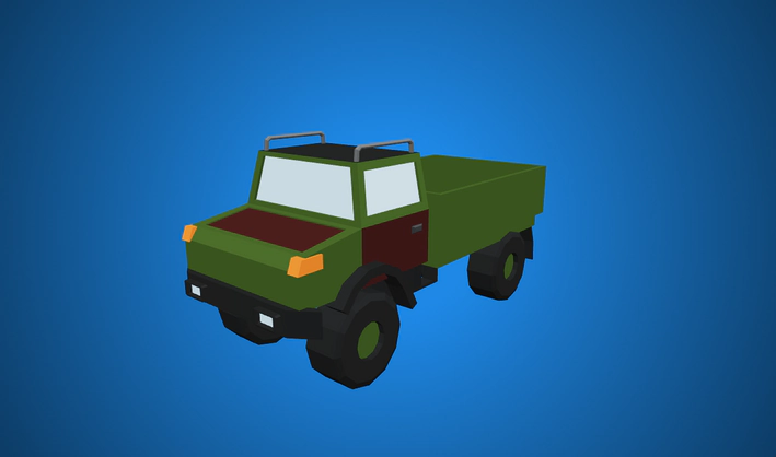Truck — Poly Pizza 3D model by Zsky