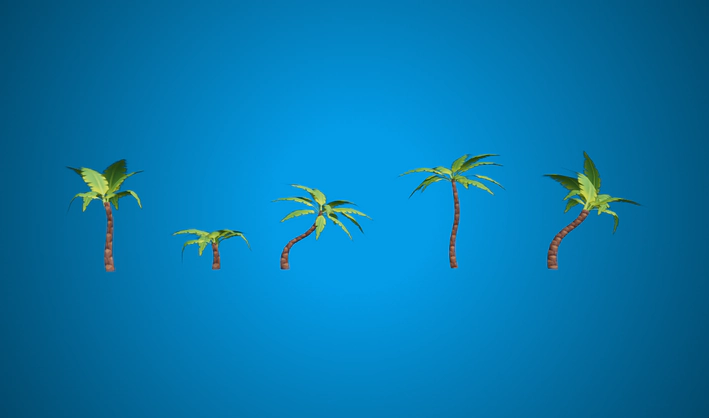 Palm Trees — Poly Pizza 3D model by Quaternius