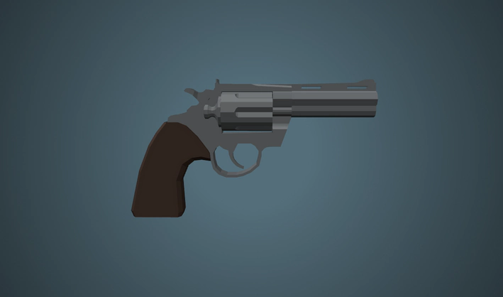Revolver — Poly Pizza 3D model by austincford