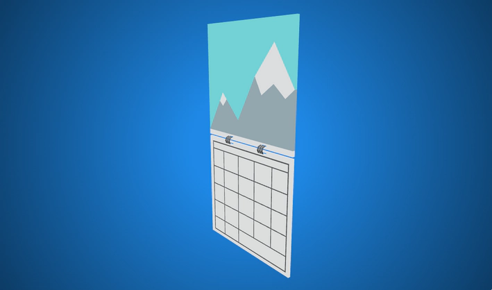 Calendar — Poly Pizza 3D model by jeremy