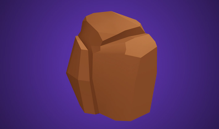 Rock — Poly Pizza 3D model by Quaternius
