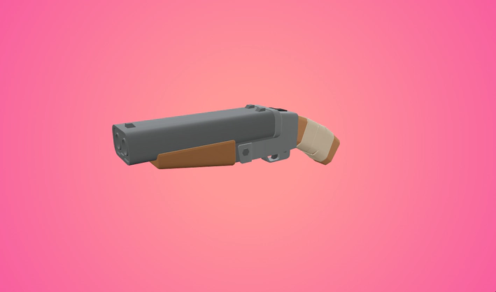 Double Barrel Shotgun — Poly Pizza 3D model by J-Toastie