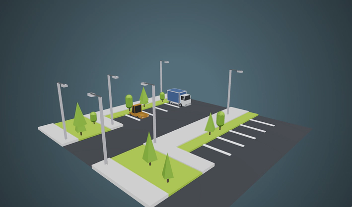 Parking Lot — Poly Pizza 3D model by Alex Safayan