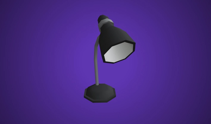 Light Desk — Poly Pizza 3D model by Quaternius