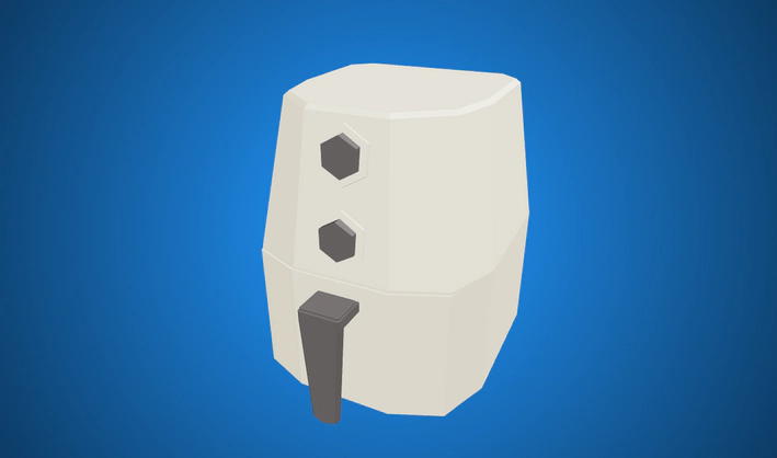 Air Fryer — Poly Pizza 3D model by Zsky