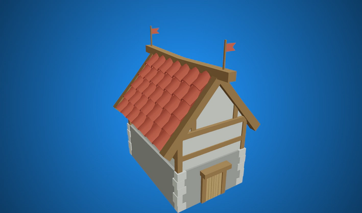 House — Poly Pizza 3D model by Quaternius