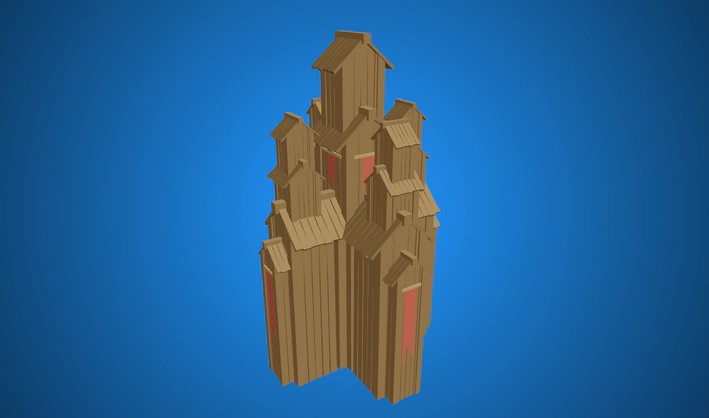 Temple First Age Leve — Poly Pizza 3D model by Quaternius