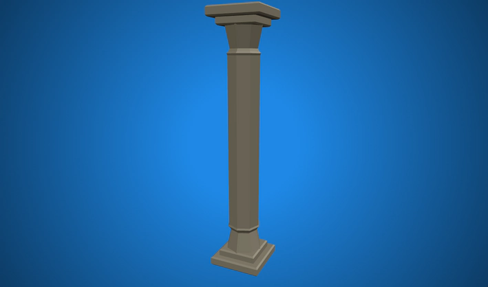 Pillar — Poly Pizza 3D model by Zsky
