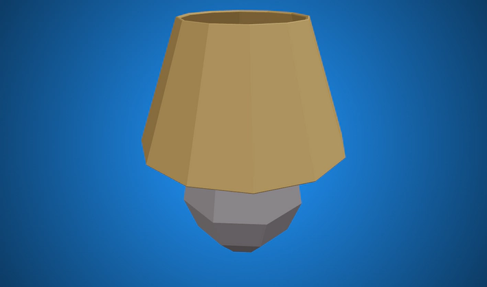 Bedside Lamp — Poly Pizza 3D model by Zsky
