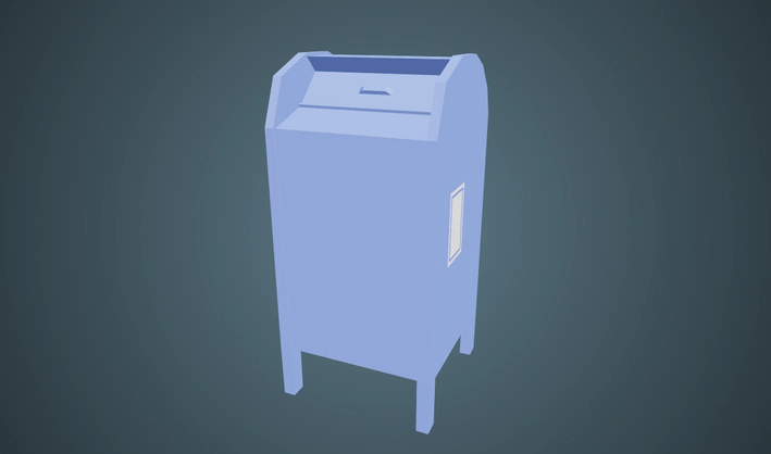 Mailbox — Poly Pizza 3D model by J-Toastie