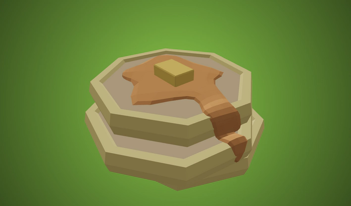 Pancakes Stack — Poly Pizza 3D model by Quaternius