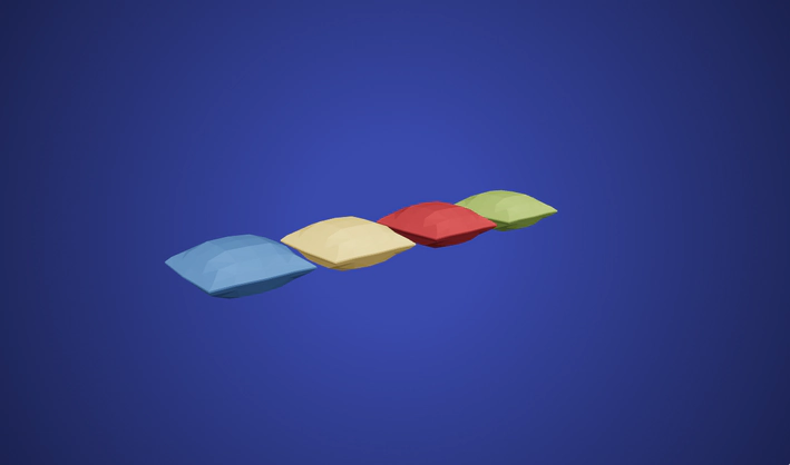 Cushions — Poly Pizza 3D model by Poly by Google