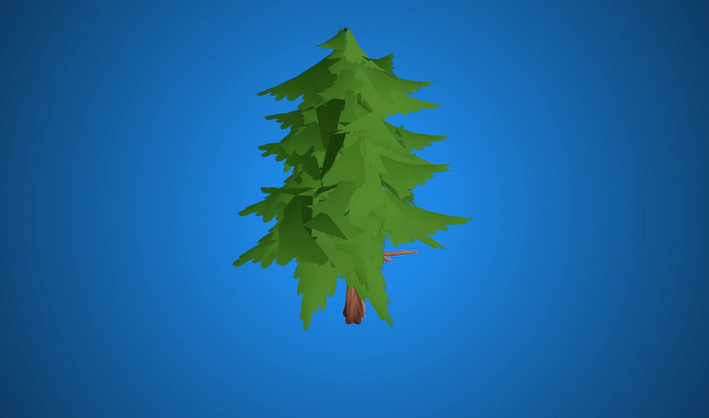 Pine — Poly Pizza 3D model by Quaternius