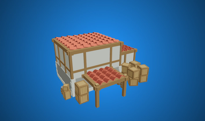 Business Building — Poly Pizza 3D model by Quaternius