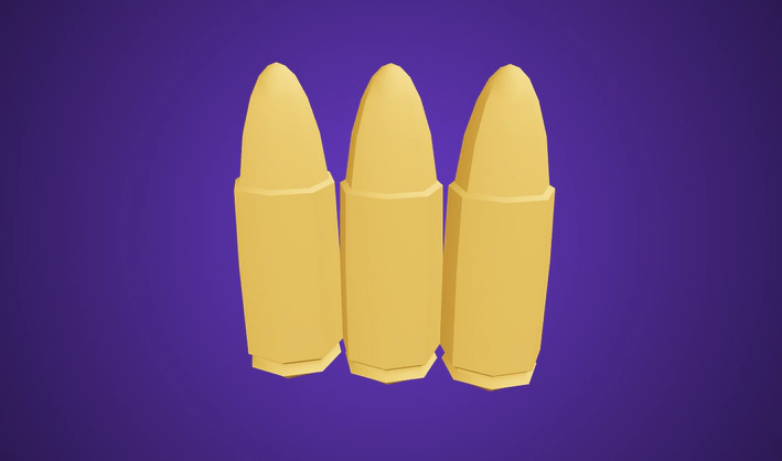 Bullets Pickup — Poly Pizza 3D model by Quaternius