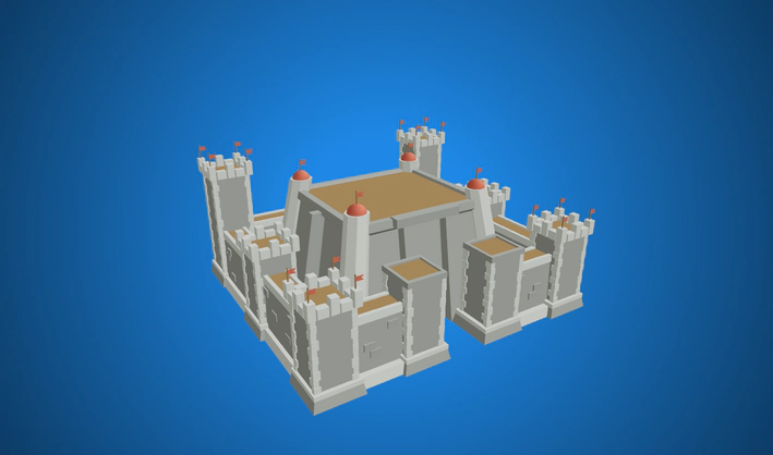 Castle — Poly Pizza 3D model by Quaternius