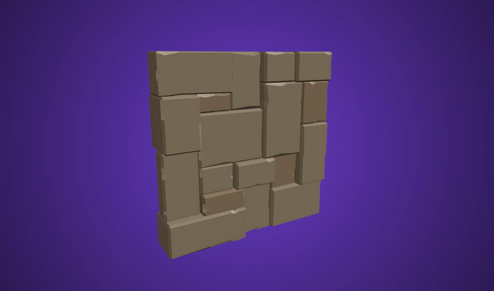 Wall Modular — Poly Pizza 3D model by Quaternius