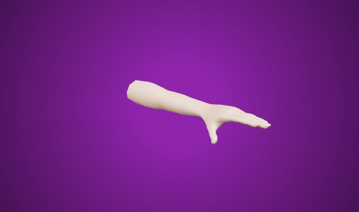 Human hand — Poly Pizza 3D model by Nouri Mohamed