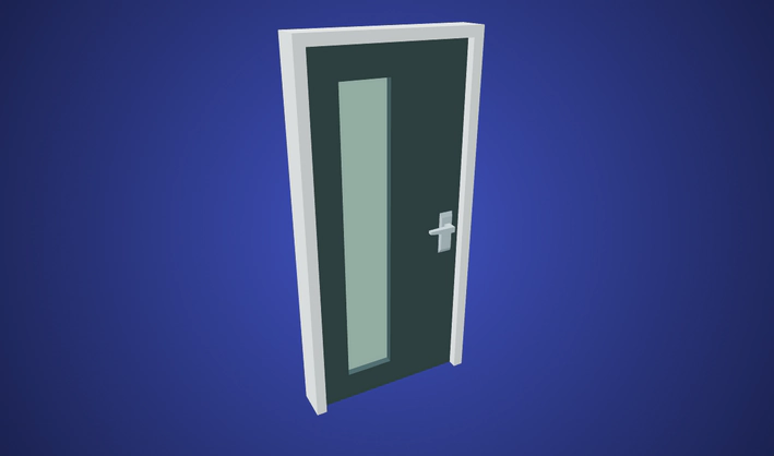 Doorway Front — Poly Pizza 3D model by Kenney