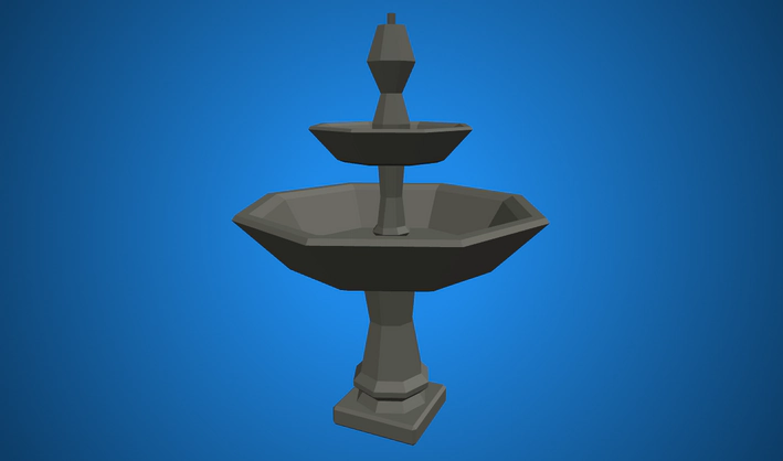 Water Fountain — Poly Pizza 3D model by Zsky