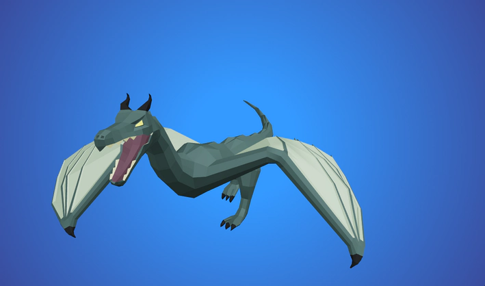 Dragon Rigged — Poly Pizza 3D model by na3ee1